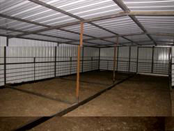 Inside Left View Of Barn