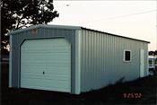 12×24 Single Garage With Walkin Door