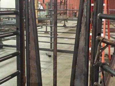 Stanchion Gate For Working Area