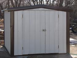 Utility Shed With Double Doors